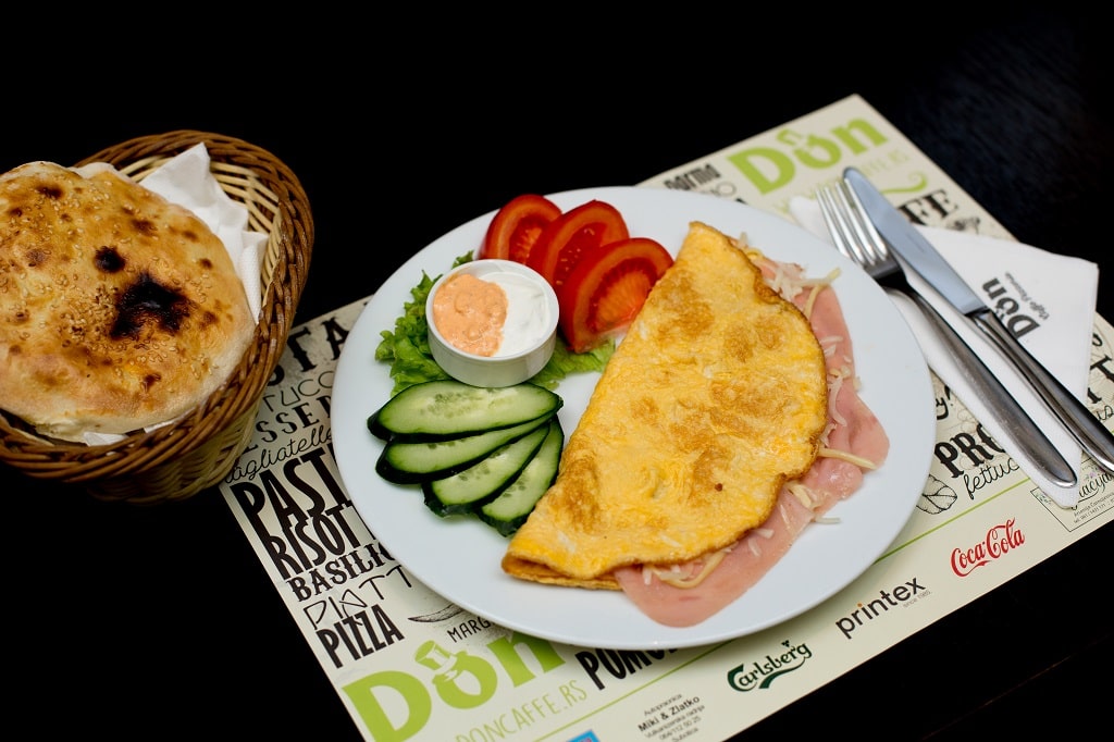 Omlet šunka